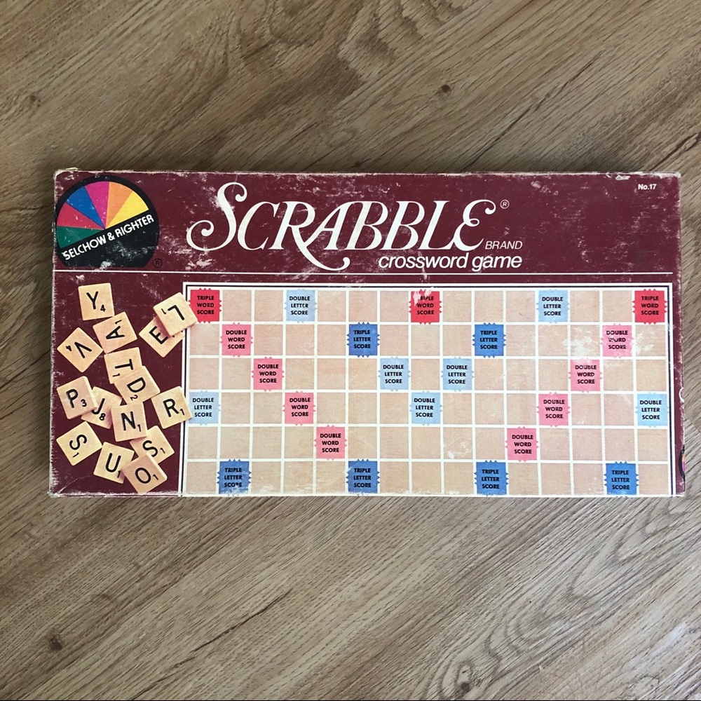 Selchow & Righter Scrabble game, vintage